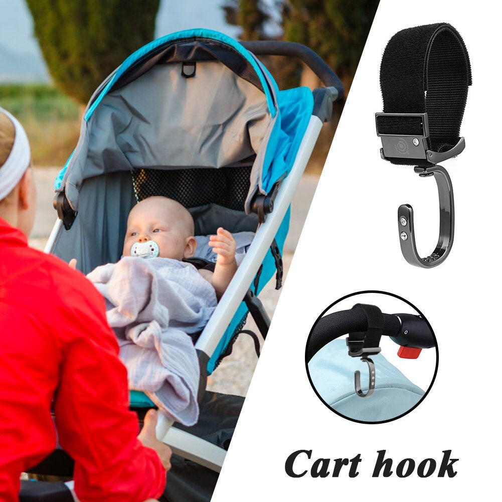 1Pcs Diamond Quality Baby Stroller Hook Hanger 360 Degree Rotation